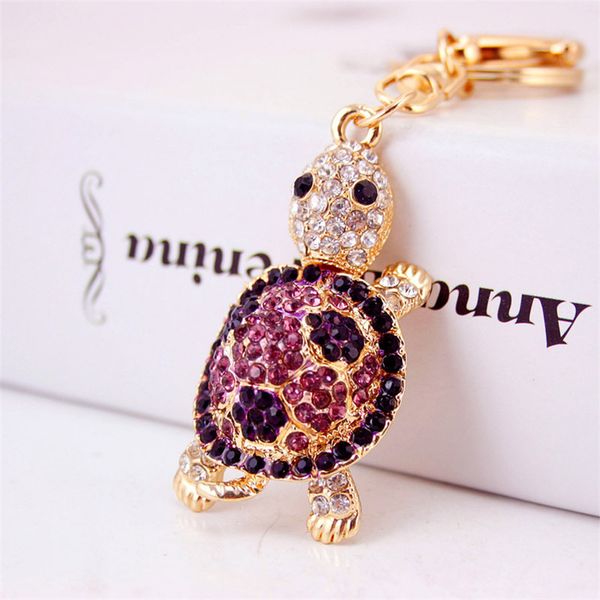 fancy&fantasy cute trinket gold-color rhinestone tortoise keychains metal car keyring animal turtle women handbag key holder, Silver
fancy&fantasy cute trinket gold-color rhinestone tortoise keychains metal car keyring animal turtle women handbag key holder, Silver