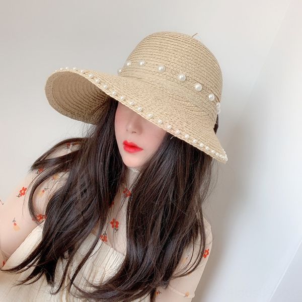 handmade pearl lafite straw bowknot empty ins straw sunscreen hat net red beach sunscreen hat, Blue;gray
handmade pearl lafite straw bowknot empty ins straw sunscreen hat net red beach sunscreen hat, Blue;gray