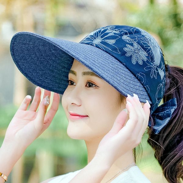 korean summer women's uv-proof sunscreen cornice sunscreen sun foldable outdoor big brim hat printed women's hat, Blue;gray
korean summer women's uv-proof sunscreen cornice sunscreen sun foldable outdoor big brim hat printed women's hat, Blue;gray