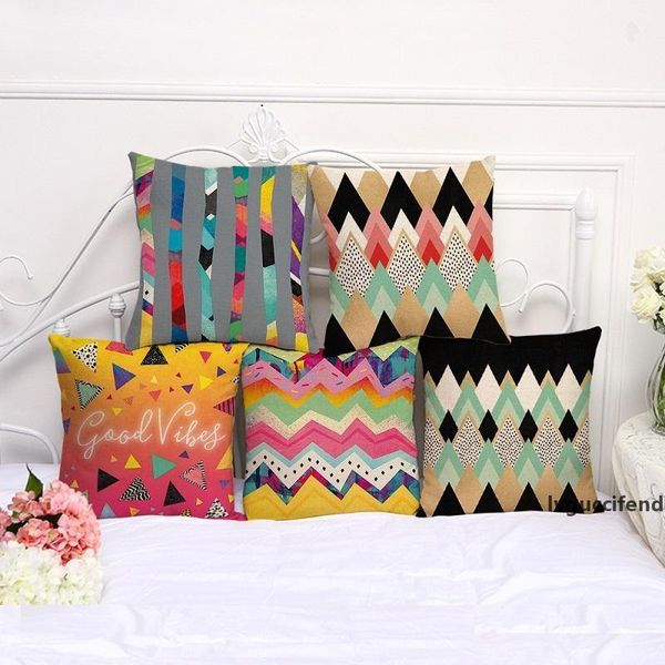 colorful geometric pattern pillow case cushion cover linen cotton throw square pillow cover 100g
colorful geometric pattern pillow case cushion cover linen cotton throw square pillow cover 100g