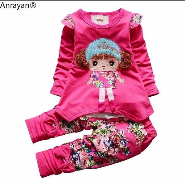 2020 spring autumn kids cartoon cute girls long sleeve flower t-shirt pants sets infant cotton suits children clothes tracksuit, White
2020 spring autumn kids cartoon cute girls long sleeve flower t-shirt pants sets infant cotton suits children clothes tracksuit, White
