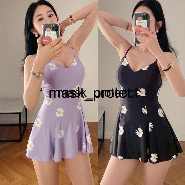 new skirt women's digital printing belly-covering slimming one-piece swimsuit, White;black
new skirt women's digital printing belly-covering slimming one-piece swimsuit, White;black