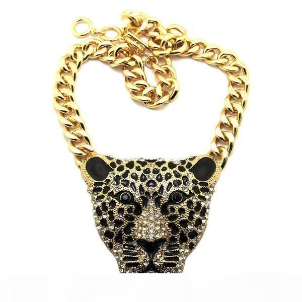 fashion women hiphop tiger necklace rhinestone head leopard necklaces pendants vintage retro long necklace exaggeration jewelry, Silver
fashion women hiphop tiger necklace rhinestone head leopard necklaces pendants vintage retro long necklace exaggeration jewelry, Silver