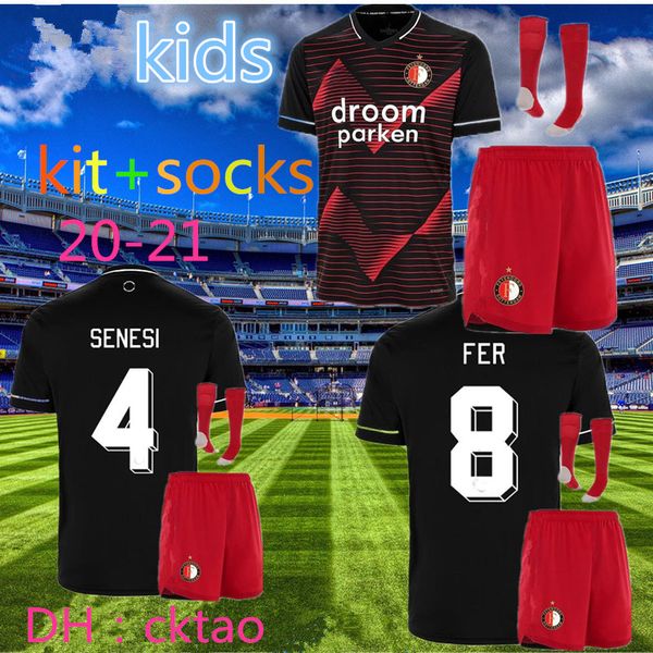 20 21 feyenoord soccer jersey kids+socks kokcu berghuis jorgensen football jerseys shirt camiseta de futbol 2020 2021 senesi maillot de foot, Black
20 21 feyenoord soccer jersey kids+socks kokcu berghuis jorgensen football jerseys shirt camiseta de futbol 2020 2021 senesi maillot de foot, Black