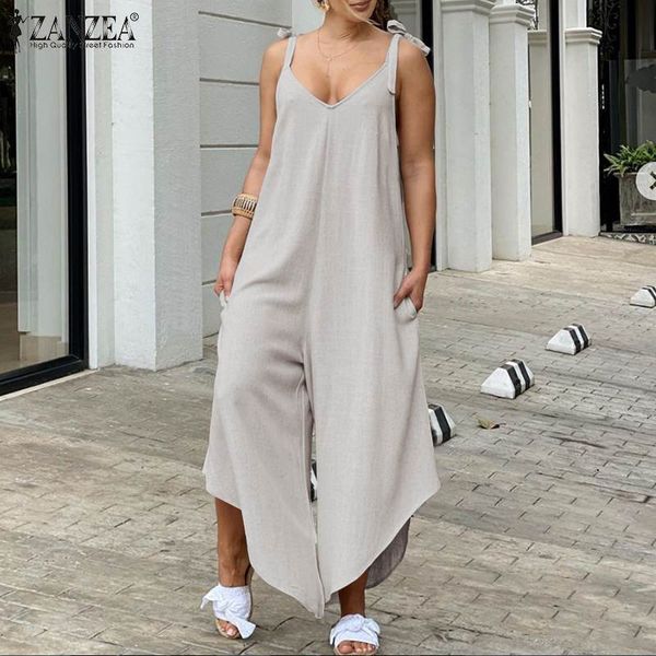 women's jumpsuits & rompers wide leg playsuit women zanzea sleeveless pockets lace-up bib cargo pants asymmetrical jumpsuit solid v-nec, Black;white
women's jumpsuits & rompers wide leg playsuit women zanzea sleeveless pockets lace-up bib cargo pants asymmetrical jumpsuit solid v-nec, Black;white