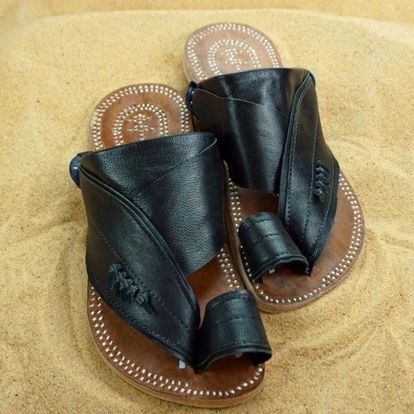 women summer flats plus size shoes woman vintage pu leather outdoor flip thong slippers sandalias mujer sapato feminino d569, Black
women summer flats plus size shoes woman vintage pu leather outdoor flip thong slippers sandalias mujer sapato feminino d569, Black
