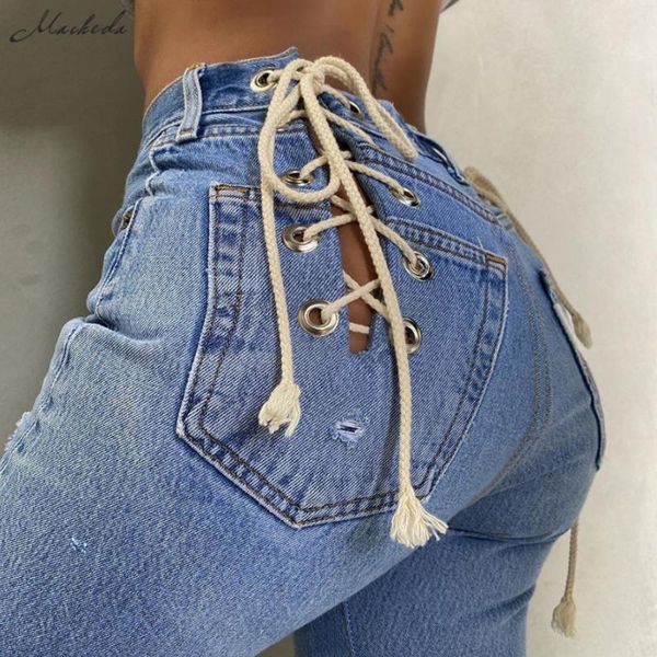 women's jeans macheda summer high waist women hollow out lace up design straight trousers lady fashion street casual denim pants, Blue
women's jeans macheda summer high waist women hollow out lace up design straight trousers lady fashion street casual denim pants, Blue
