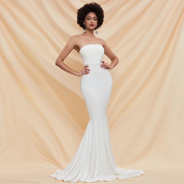white tube dress skirt female party temperament simple small dress tail long 2020 new party evening dress, Black;red
white tube dress skirt female party temperament simple small dress tail long 2020 new party evening dress, Black;red