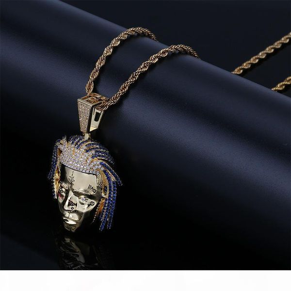 хип-хоп певец xxxtentacion глава подвеска циркон-инкрустированные персонализированные hip-hop ожерелье ювелирных изделий хип-хоп улица украш, Silver
хип-хоп певец xxxtentacion глава подвеска циркон-инкрустированные персонализированные hip-hop ожерелье ювелирных изделий хип-хоп улица украш, Silver
