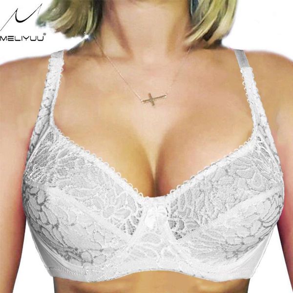 6 colors women bras full lace unpadded lingerie underwire brassiere underwear bralette plus size bra 32-44 b c d dd e f cup, Red;black
6 colors women bras full lace unpadded lingerie underwire brassiere underwear bralette plus size bra 32-44 b c d dd e f cup, Red;black