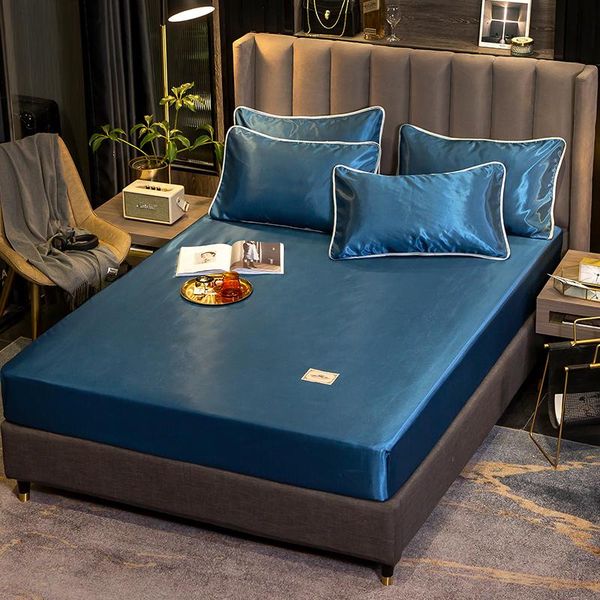 summer ice silk elastic fitted sheet luxury satin bed linen home bedding set mattress protector bedspread bed sheets &pillowcase
summer ice silk elastic fitted sheet luxury satin bed linen home bedding set mattress protector bedspread bed sheets &pillowcase