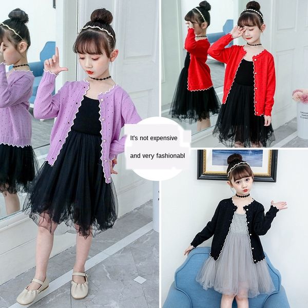 girlsknitwear 2020 новый корейский стиль летом и осенью тонкие трикотажные рубашки пальто свободный внешний небольшой платок детский кардига, Blue
girlsknitwear 2020 новый корейский стиль летом и осенью тонкие трикотажные рубашки пальто свободный внешний небольшой платок детский кардига, Blue