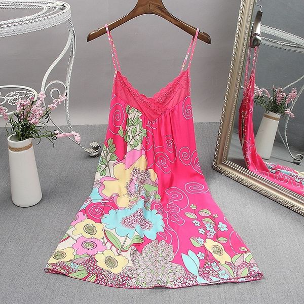 women's sling pajamas home pajamas thin cotton silk comfortable suspender printed v-collar nightdress cotton leisure home nightdress, Blue;red
women's sling pajamas home pajamas thin cotton silk comfortable suspender printed v-collar nightdress cotton leisure home nightdress, Blue;red