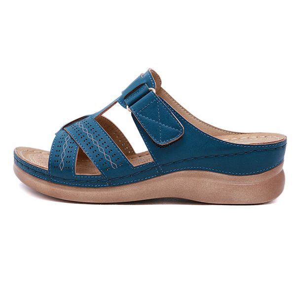 women orthopedic open toe sandals vintage non-slip breathable leather casual female platform retro shoes 2020 summer new, Black
women orthopedic open toe sandals vintage non-slip breathable leather casual female platform retro shoes 2020 summer new, Black