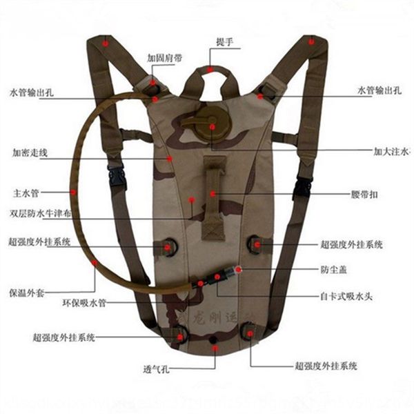3 liter set tactical backpack pvc mountaineering fishing drinking water bag sports backpack outdoor travel camouflage water bag
3 liter set tactical backpack pvc mountaineering fishing drinking water bag sports backpack outdoor travel camouflage water bag