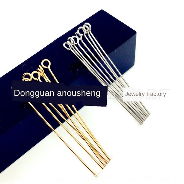 gold anti-allergy 9-character stainless steel real diy accessories gold 9-character stainless steel round needle diy accessories, Silver
gold anti-allergy 9-character stainless steel real diy accessories gold 9-character stainless steel round needle diy accessories, Silver