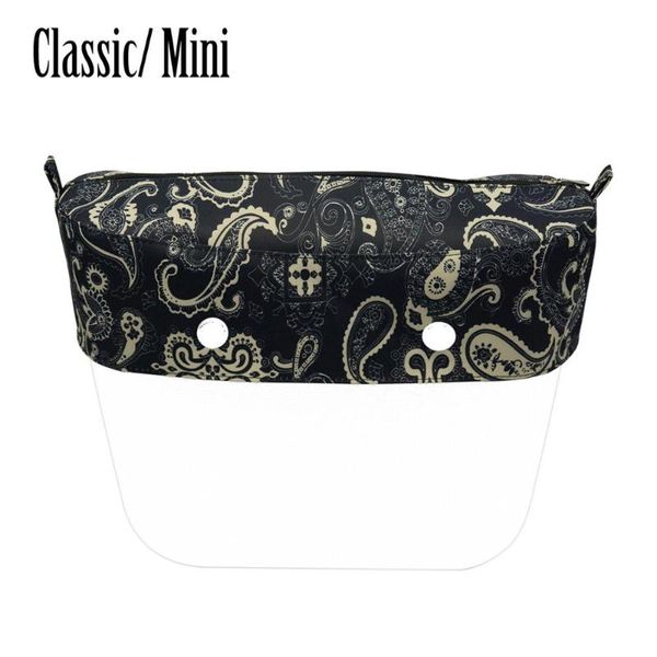 new classic mini waterproof cloth trim with zipper fabric decoration for classic mini obag for o bag bag body