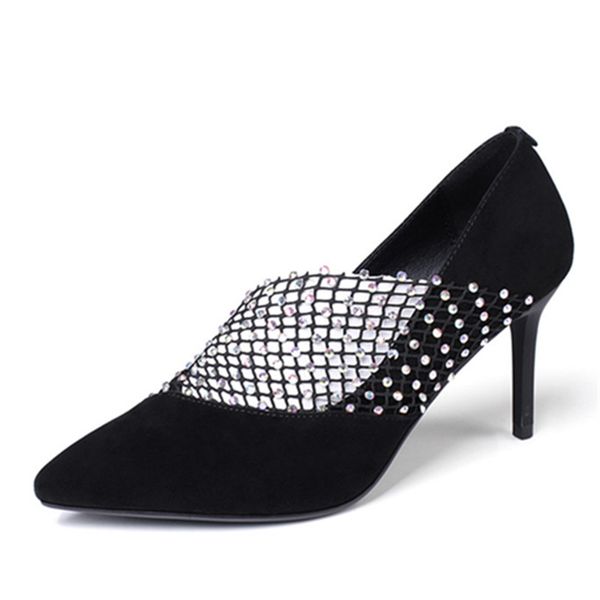 morazora 2020 new arrival high heels shoes stiletto heels pointed toe ladies party shoes fashion rhinestone women pumps c14, Black
morazora 2020 new arrival high heels shoes stiletto heels pointed toe ladies party shoes fashion rhinestone women pumps c14, Black