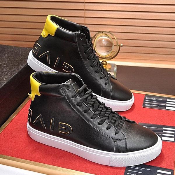 new arrival men shoes luxury autumn and winter shoes high sneakers lace -up fashion leather men shoes boots scarpe da uomo, Black
new arrival men shoes luxury autumn and winter shoes high sneakers lace -up fashion leather men shoes boots scarpe da uomo, Black