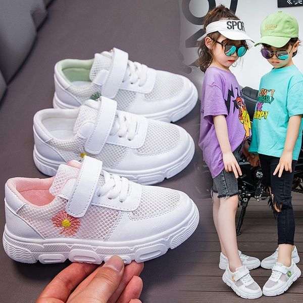 iu3vg girls' white mesh breathable sneakers 2020 summer middle and large daisy sports sports children's sneakers children's s, Black
iu3vg girls' white mesh breathable sneakers 2020 summer middle and large daisy sports sports children's sneakers children's s, Black