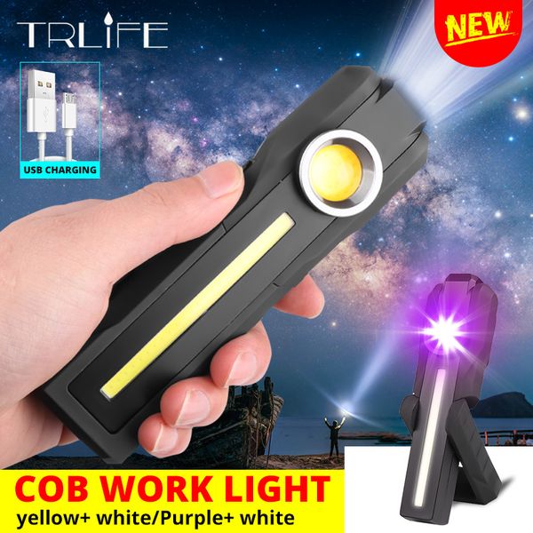portable lanterns cob work lamp led usb rechargeable torch flexible magnetic inspection yellow purple white emergency uv light
portable lanterns cob work lamp led usb rechargeable torch flexible magnetic inspection yellow purple white emergency uv light