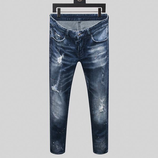 2020 men's designer jeans fashion european and american brand men's jeans straight tight and comfortable washed zipper, Blue
2020 men's designer jeans fashion european and american brand men's jeans straight tight and comfortable washed zipper, Blue