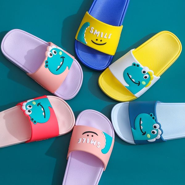 cute cartoon dinosaur baby ' slippers soft bottom boys and girls children anti-skid children slippers, Black;grey
cute cartoon dinosaur baby ' slippers soft bottom boys and girls children anti-skid children slippers, Black;grey