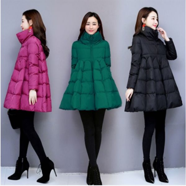 2020 new women winter sweet jackets a-line down cotton parkas female padded slim fashion causal solid full sleeve coats w289, Black
2020 new women winter sweet jackets a-line down cotton parkas female padded slim fashion causal solid full sleeve coats w289, Black