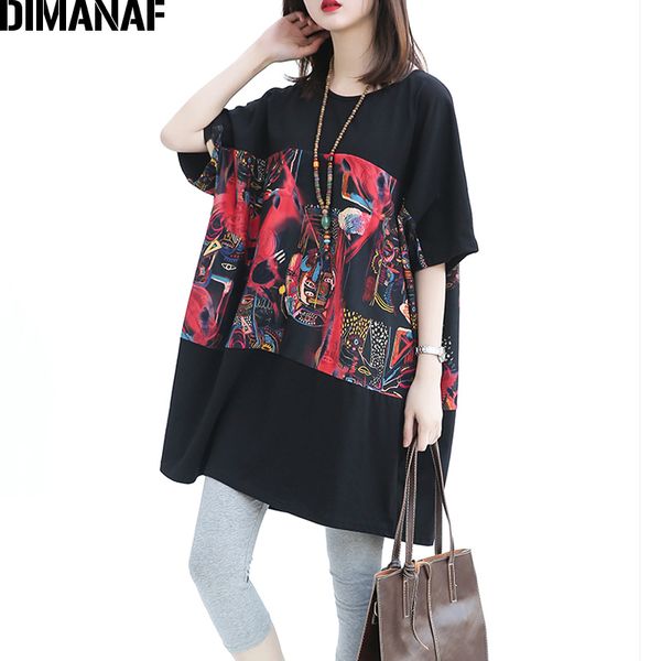dimanaf women plus size t-shirt cotton summer o-neck pattern batwing sleeve print patchwork female casual oversize loose t-shirt, White
dimanaf women plus size t-shirt cotton summer o-neck pattern batwing sleeve print patchwork female casual oversize loose t-shirt, White