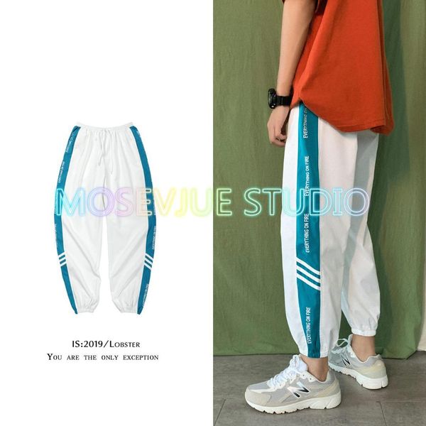 2019 мужская тонкий toe casual корея pant стиль трендовые брюки сыпучие полосатый спортивные брюки летние, Black
2019 мужская тонкий toe casual корея pant стиль трендовые брюки сыпучие полосатый спортивные брюки летние, Black