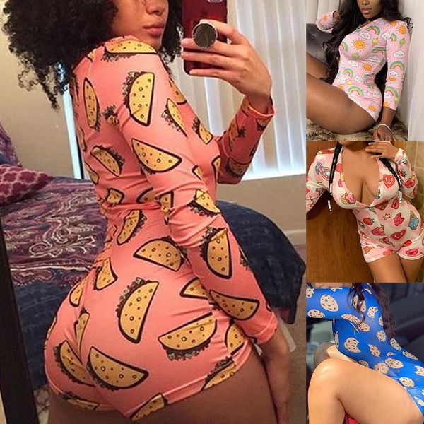 2020 women deep v-neck bodycon sleepwear jumpsuit button bodysuit shorts romper bodysuit leotard long sleeve print bodysuit, White;black
2020 women deep v-neck bodycon sleepwear jumpsuit button bodysuit shorts romper bodysuit leotard long sleeve print bodysuit, White;black