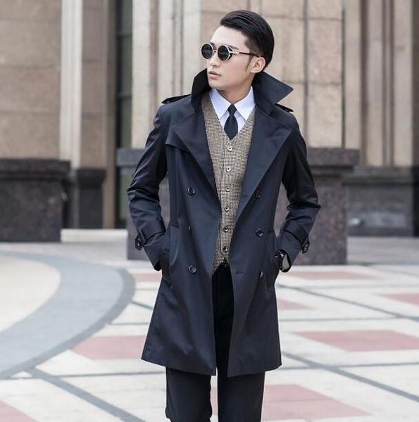 outerwear 2020 spring autumn double breasted mens trench coats man long coat men clothes slim fit overcoat men plus size s - 9xl, Tan;black
outerwear 2020 spring autumn double breasted mens trench coats man long coat men clothes slim fit overcoat men plus size s - 9xl, Tan;black