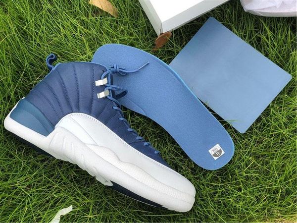 air authentic 12 indigo stone blue basketball shoes retro men legend blue obsidian 12s real carbon fiber sports sneakers with box
air authentic 12 indigo stone blue basketball shoes retro men legend blue obsidian 12s real carbon fiber sports sneakers with box