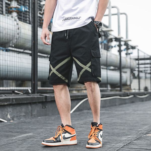 men's shorts summer trend loose wild cotton overalls plus size japanese five-point pants harlan casual, White;black
men's shorts summer trend loose wild cotton overalls plus size japanese five-point pants harlan casual, White;black