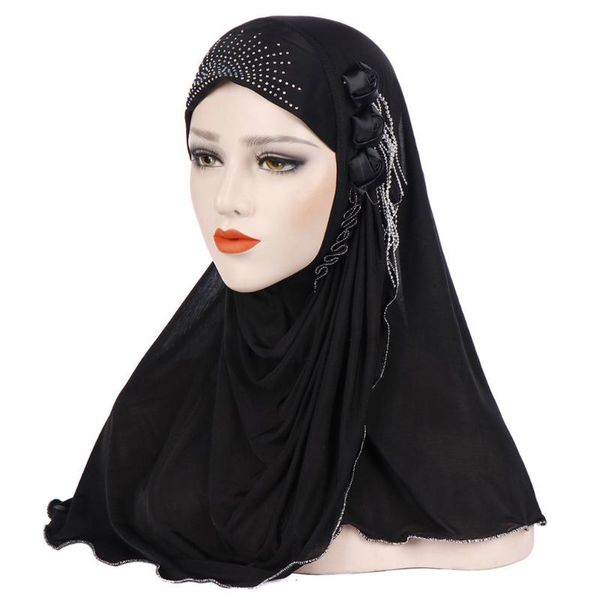 flower design tassel soft muslim full cover inner women's hijab bonnet cap islamic underscarf neck head bonnet hat, Black
flower design tassel soft muslim full cover inner women's hijab bonnet cap islamic underscarf neck head bonnet hat, Black
