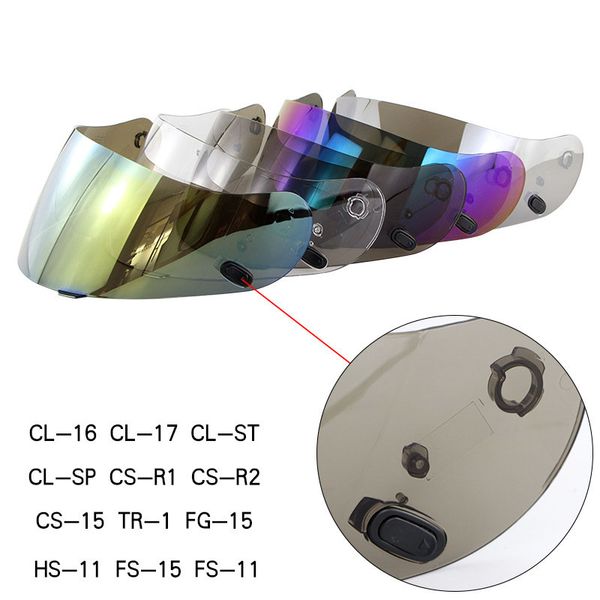 motorcycle helmets anti-scratch wind shield helmet lens visor full face fit for cl-16 cl-17 cl-st cl-sp cs-r1 cs-r2
motorcycle helmets anti-scratch wind shield helmet lens visor full face fit for cl-16 cl-17 cl-st cl-sp cs-r1 cs-r2