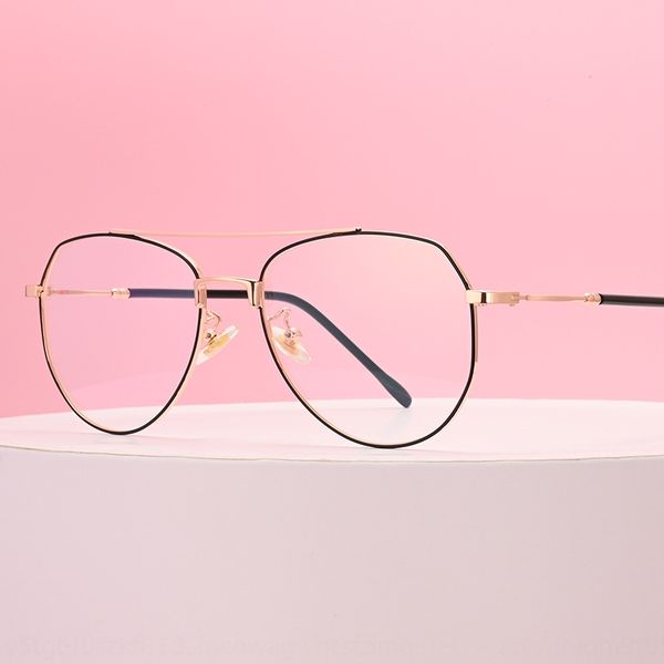 yingjie new myopia style metal double beam polygon frame kick-off plain glasses myopia glasses frame, Silver
yingjie new myopia style metal double beam polygon frame kick-off plain glasses myopia glasses frame, Silver