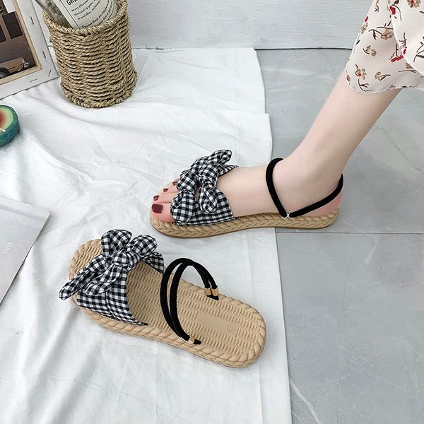 slippers casual low summer women's shoes pantofle slides lady butterfly-knot shale female beach luxury 2020 soft girl sabot, Black
slippers casual low summer women's shoes pantofle slides lady butterfly-knot shale female beach luxury 2020 soft girl sabot, Black