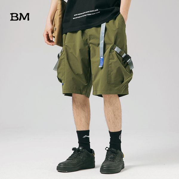hip hop sport pants men fashion overalls casual harlan knee length streetwear mens shorts korean techwear clothing cargo shorts, White;black
hip hop sport pants men fashion overalls casual harlan knee length streetwear mens shorts korean techwear clothing cargo shorts, White;black