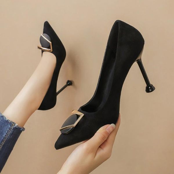 2020 women stripper 9.5cm 6.5cm high heels suede pointed luxury pumps lady scarpins flock red classic office bigtree shoes, Black
2020 women stripper 9.5cm 6.5cm high heels suede pointed luxury pumps lady scarpins flock red classic office bigtree shoes, Black