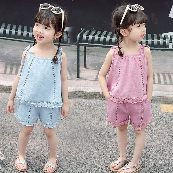 lj5ae small suits for boys and girls sling and medium-sized children's summer children's suit casual shorts lace stitching suit on
lj5ae small suits for boys and girls sling and medium-sized children's summer children's suit casual shorts lace stitching suit on