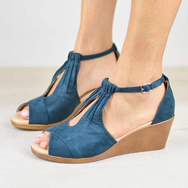 women summer platform sandals fashion buckle wedges sandals fish mouth peep toe shoes woman lady casual shoes 35-43, Black
women summer platform sandals fashion buckle wedges sandals fish mouth peep toe shoes woman lady casual shoes 35-43, Black