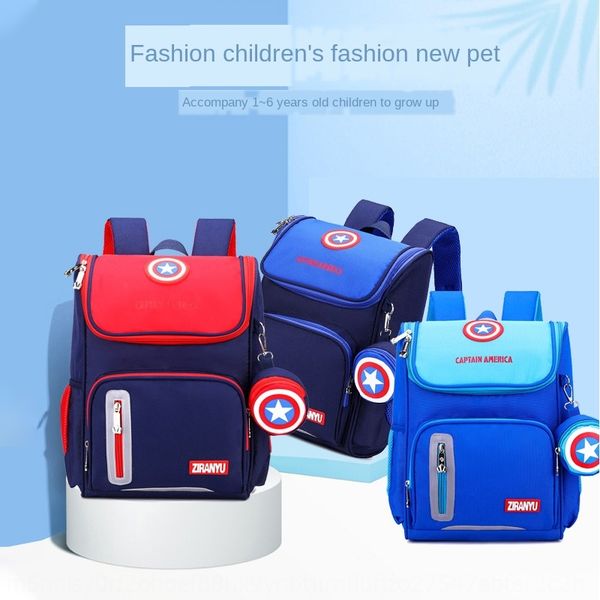 k8ubk captain america children's primary school male schoolbag first grade two third grade burden relief ridge noble schoolbag light wa
k8ubk captain america children's primary school male schoolbag first grade two third grade burden relief ridge noble schoolbag light wa