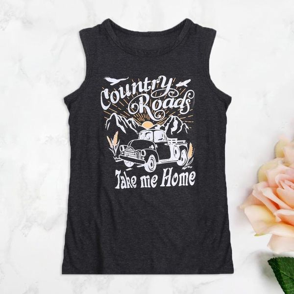 women's tanks & camis women loose round neck vest country roads take me home letter print black sleeveless tshirt woman harajuku tee 2, White
women's tanks & camis women loose round neck vest country roads take me home letter print black sleeveless tshirt woman harajuku tee 2, White