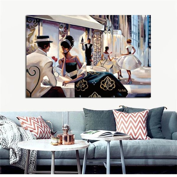 classic american couple impressionism oil painting on canvas posters and prints street pop art wall picture for living room home decor
classic american couple impressionism oil painting on canvas posters and prints street pop art wall picture for living room home decor