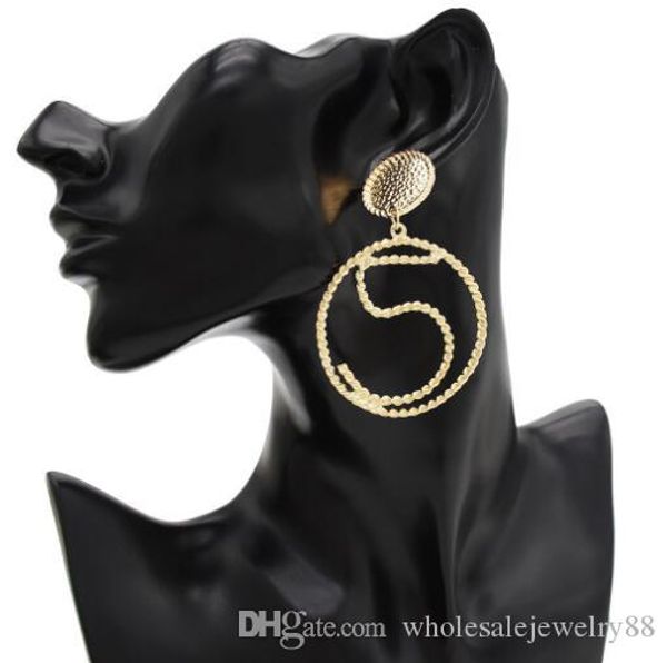 eur fashion large circle dangle earrings number 5 eardrop gold silver ear studs for women girl wedding party jewelry gift accessories, Gray
eur fashion large circle dangle earrings number 5 eardrop gold silver ear studs for women girl wedding party jewelry gift accessories, Gray