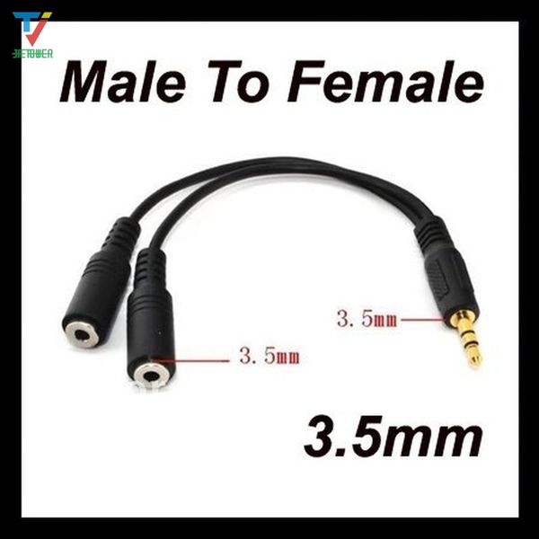 300pcs/lot 1 male to 2 female 3.5mm aux audio y splitter cable earphone headphone adapter
300pcs/lot 1 male to 2 female 3.5mm aux audio y splitter cable earphone headphone adapter