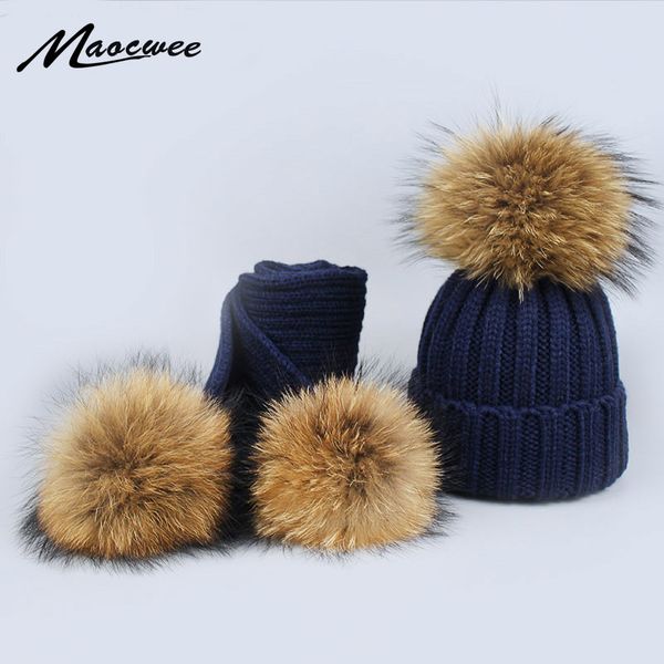 new 2 pieces set children winter hat scarf for girls hat real raccoon fur pom pom beanies woman cap knitted winter hat wholesale s1020, Blue;gray
new 2 pieces set children winter hat scarf for girls hat real raccoon fur pom pom beanies woman cap knitted winter hat wholesale s1020, Blue;gray