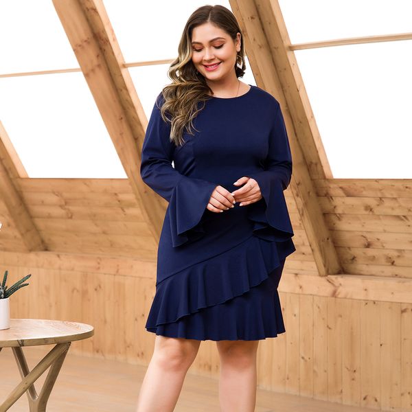 elegant navy blue short evening dresses ruched full flare sleeve draped o-neck mermaid evening gowns for party robe, White;black
elegant navy blue short evening dresses ruched full flare sleeve draped o-neck mermaid evening gowns for party robe, White;black