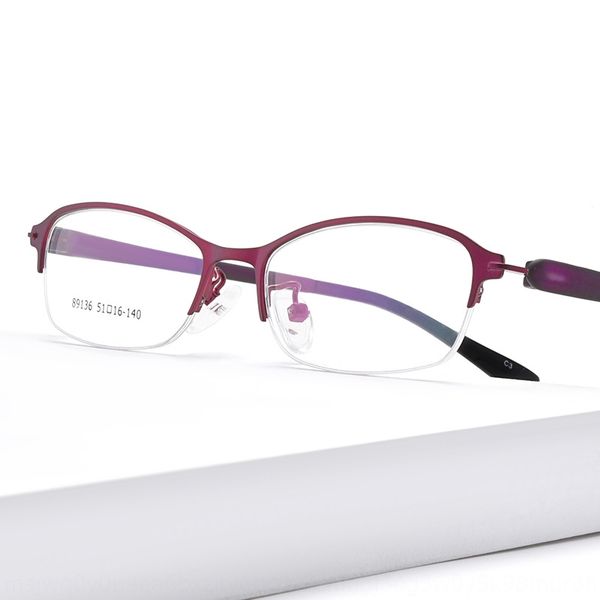 half- ultra-light myopia women's frame women's myopia glasses business glasses frame 89136, Silver
half- ultra-light myopia women's frame women's myopia glasses business glasses frame 89136, Silver